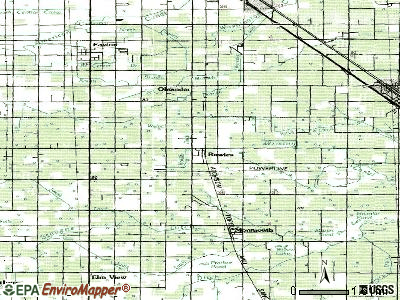 Bowles topographic map