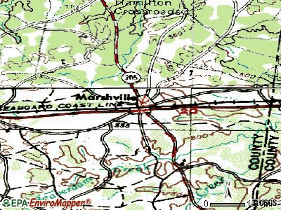 Marshville topographic map
