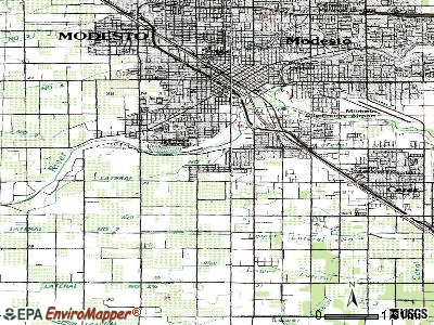 Bret Harte topographic map