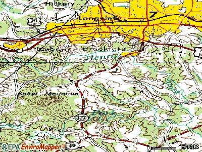 Mountain View topographic map