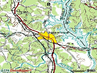 Norwood topographic map