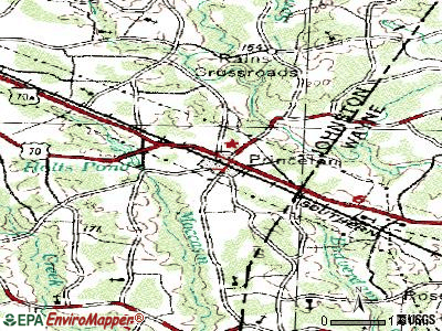 Princeton topographic map
