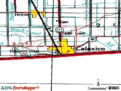 Burney topographic map