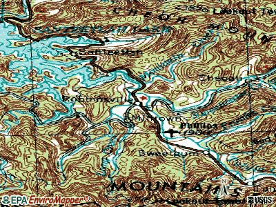 Robbinsville topographic map