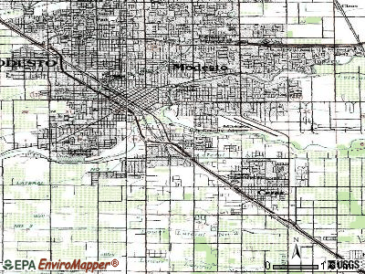 Bystrom topographic map