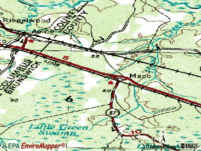 Sandy Creek topographic map