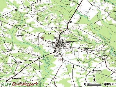 Scotland Neck topographic map