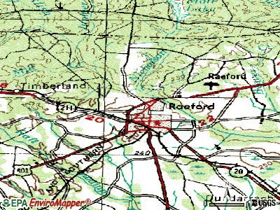 Silver City topographic map