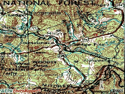 Star topographic map