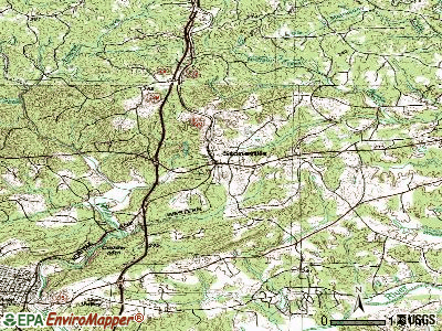 Stoneville topographic map
