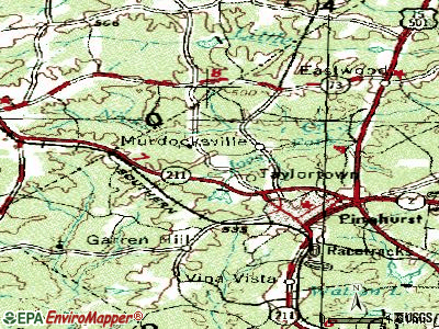 Taylortown topographic map