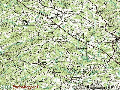 Tobaccoville topographic map