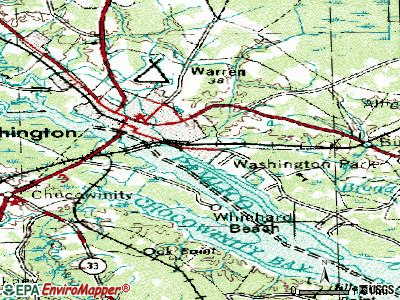 Washington Park topographic map