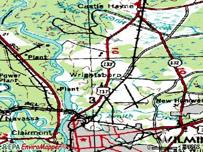 Wrightsboro topographic map