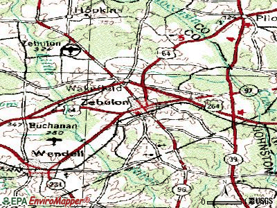 Abercrombie topographic map