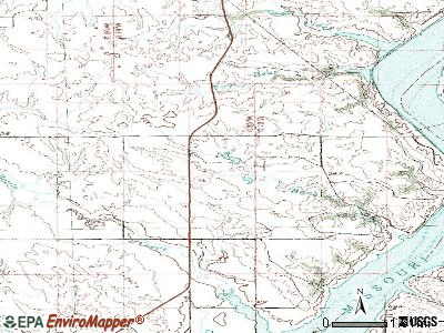 Cannon Ball topographic map