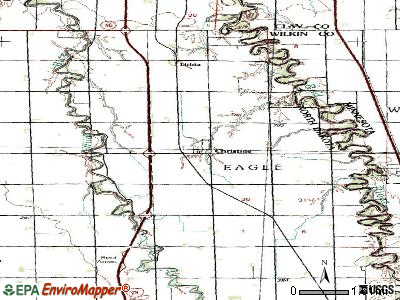 Christine topographic map