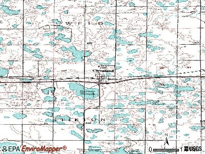 Cleveland topographic map