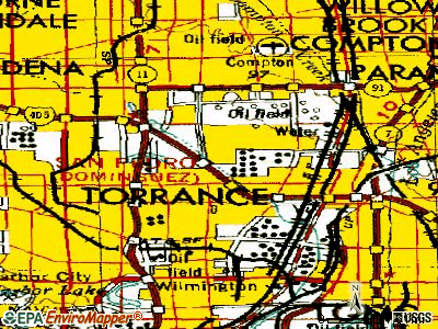 Carson topographic map