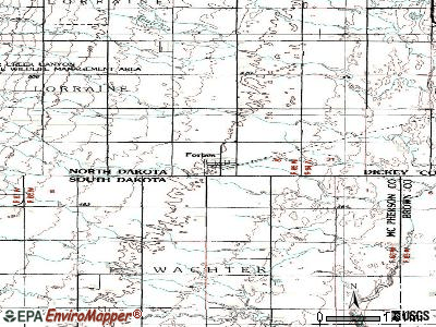 Forbes topographic map
