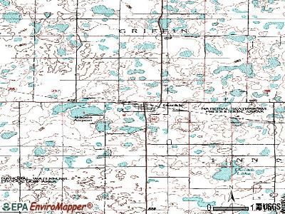 Gackle topographic map