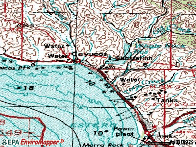 Castroville topographic map