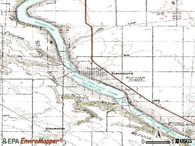 Kenmare topographic map