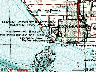 Channel Islands Beach topographic map