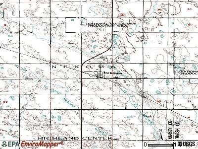 Mylo topographic map