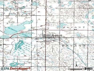 Napoleon topographic map