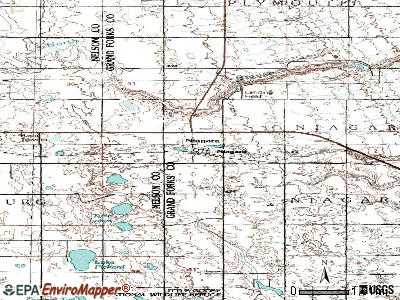 Niagara topographic map