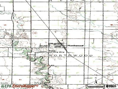 Northwood topographic map