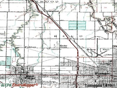 Reile's Acres topographic map