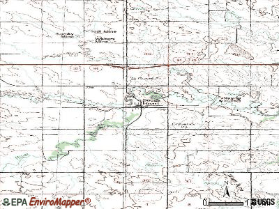 South Heart topographic map