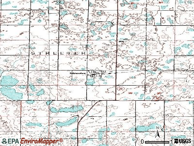 Steele topographic map