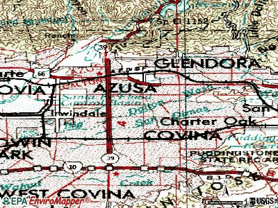 Citrus topographic map