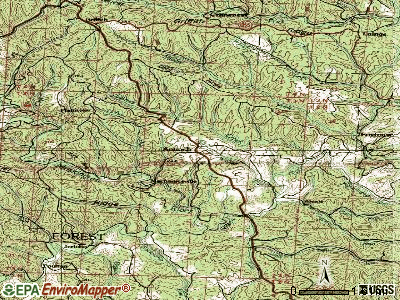 Antioch topographic map