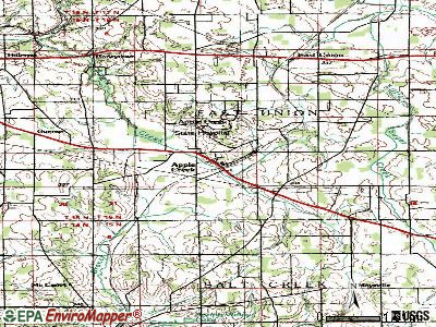 Apple Creek topographic map