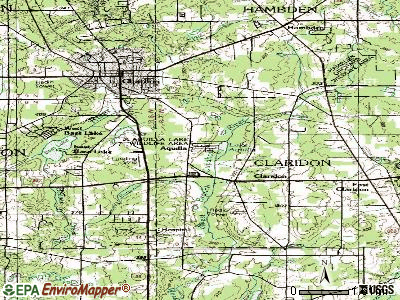 Aquilla topographic map