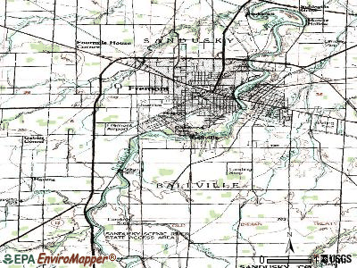 Ballville topographic map