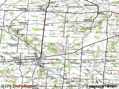 Beechwood Trails topographic map