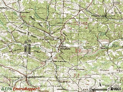 Bergholz topographic map