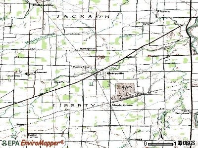 Bettsville topographic map
