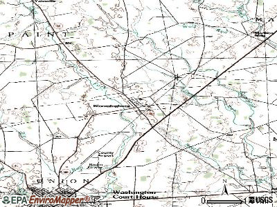 Bloomingburg topographic map