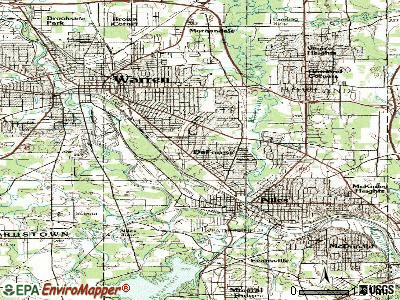 Bolindale topographic map