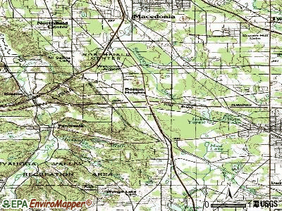 Boston Heights topographic map