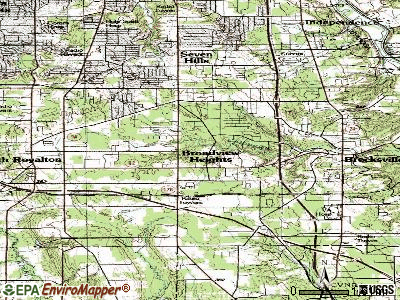 Broadview Heights topographic map
