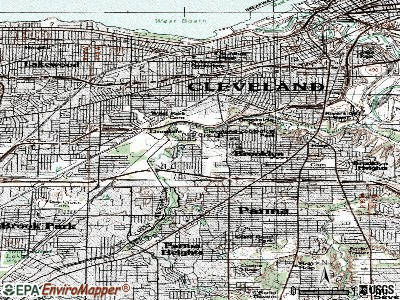 Brooklyn topographic map