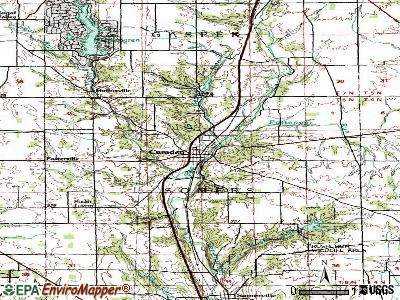 Camden topographic map