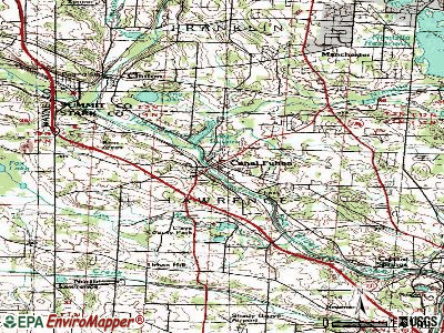 Canal Fulton topographic map